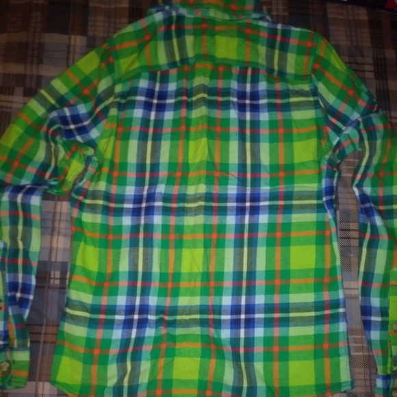 💚Hollister💙Green Flannel💚 - Picture 5 of 6